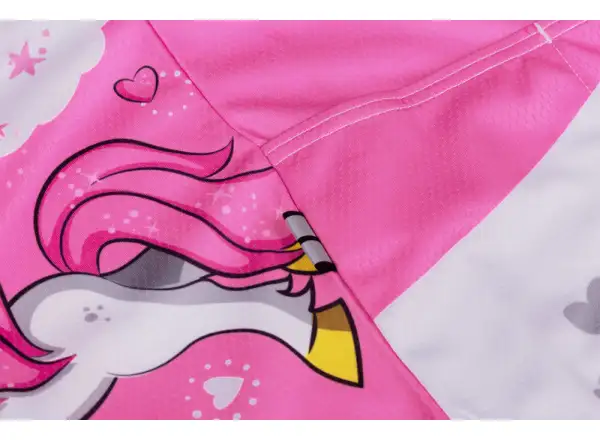 Etape Rio short sleeve kids jersey white/pink