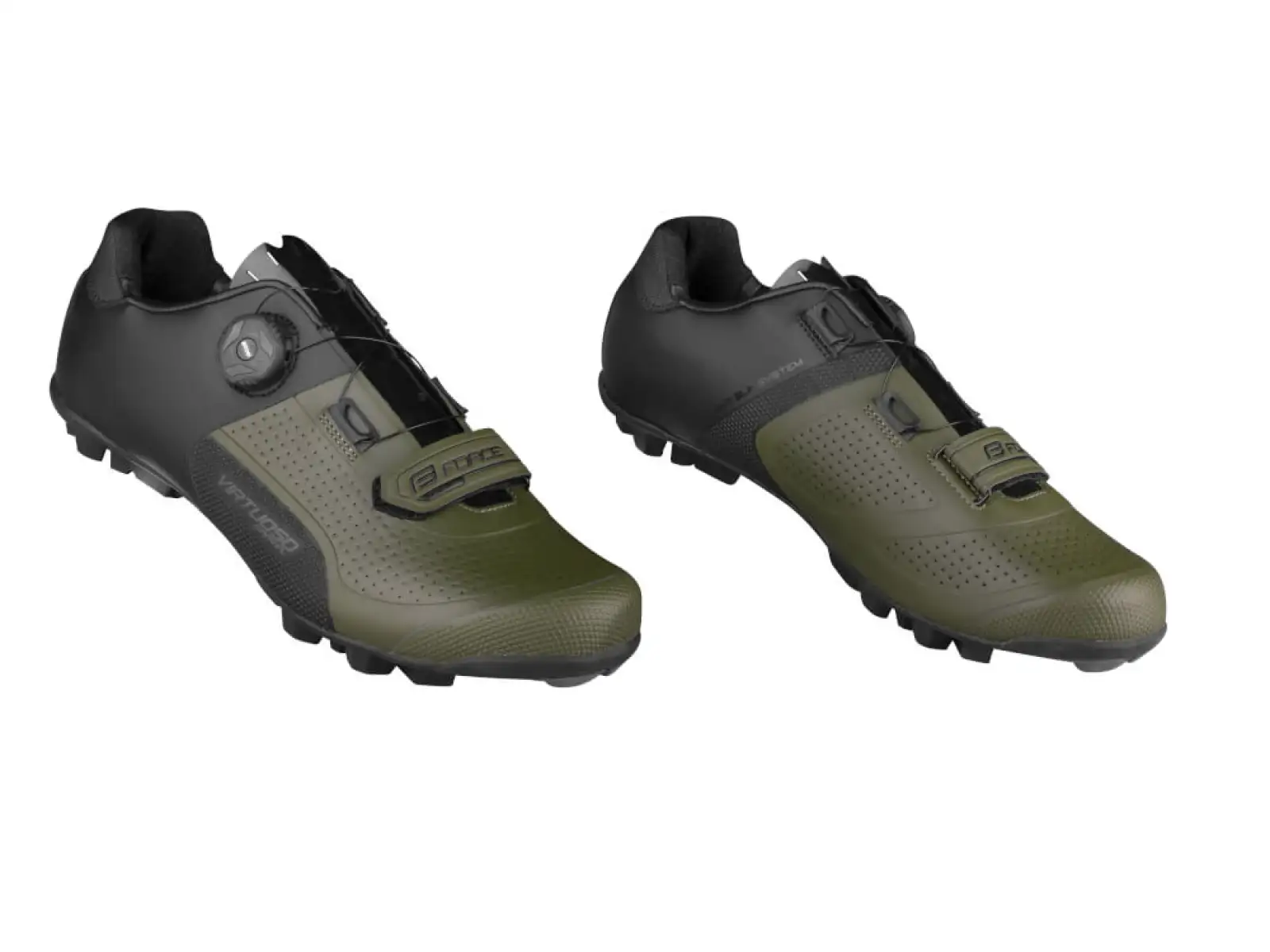 Force Virtuoso Gravel men's cycling shoes black/army
