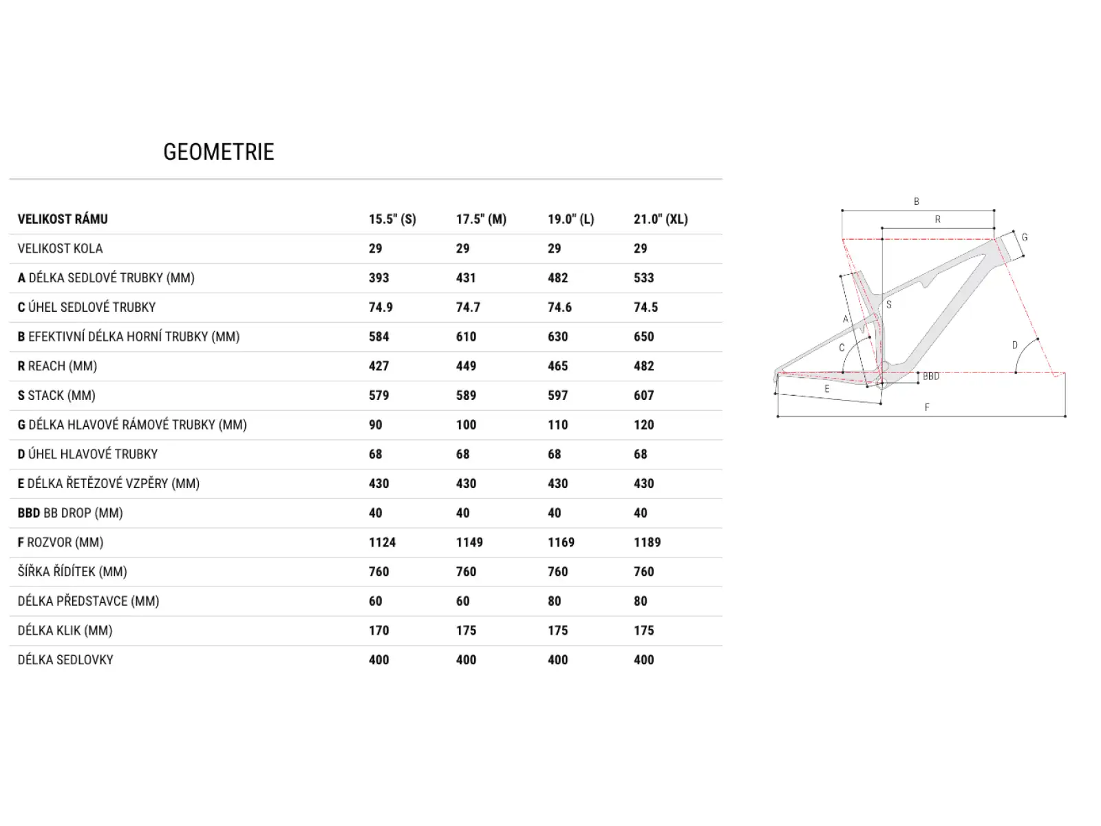 Superior Team XF 29 Issue mountain bike Gloss Carbon/Chrome