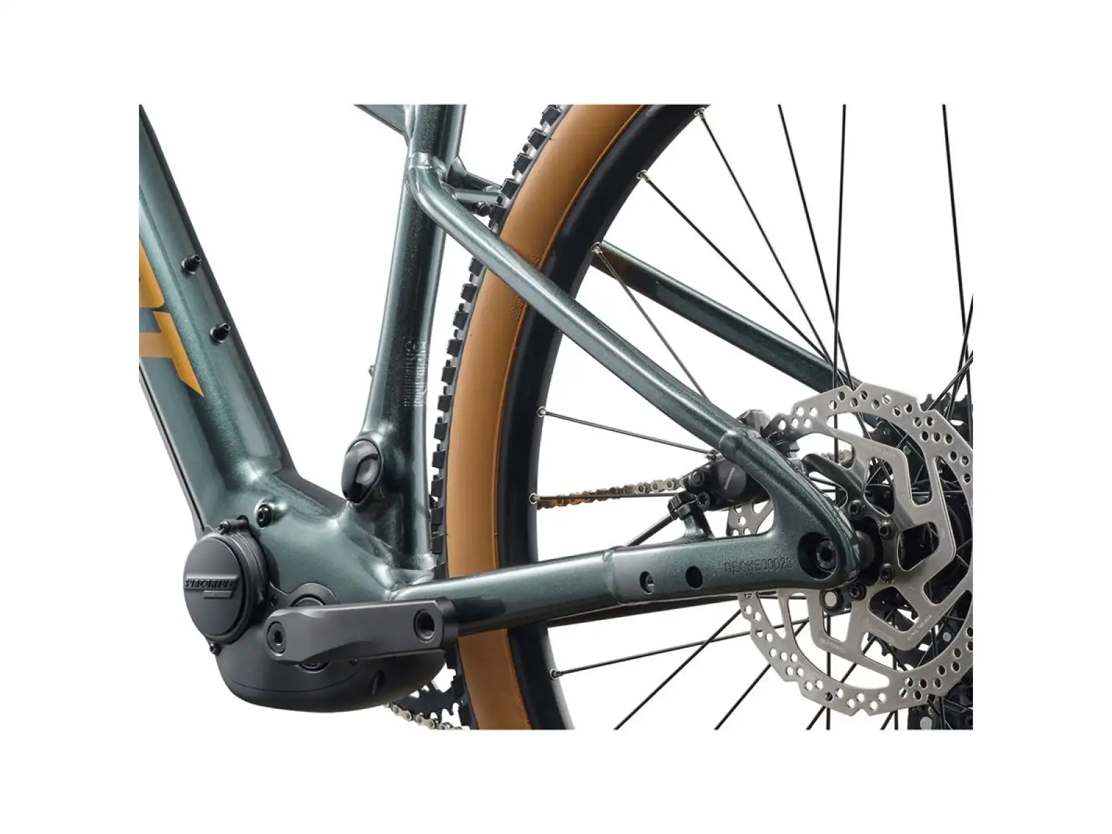 Giant Talon E+ BOX mountain electric bike Asphalt Green