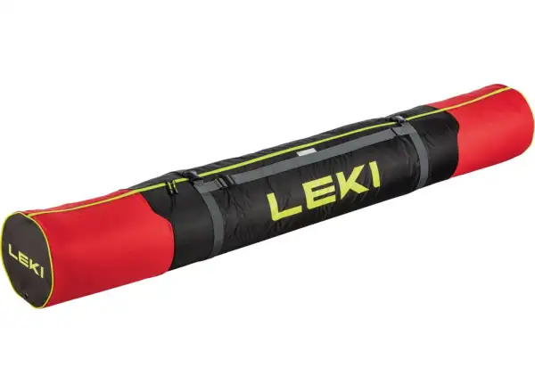 Leki Cross Country Ski Bag ski bag bright red/black/neon yellow size 210 cm