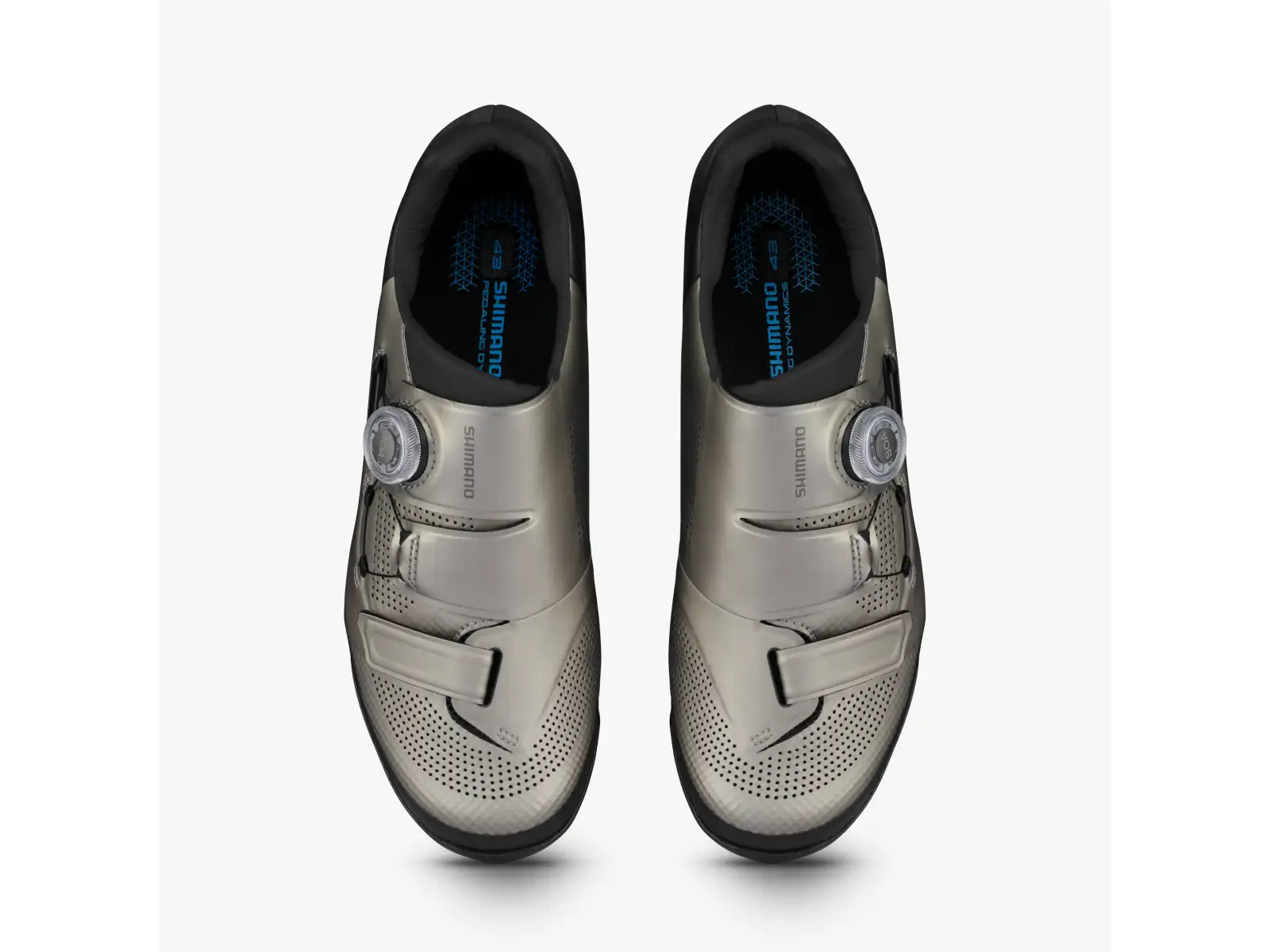 Shimano SH-XC502 men's MTB cycling shoes silver