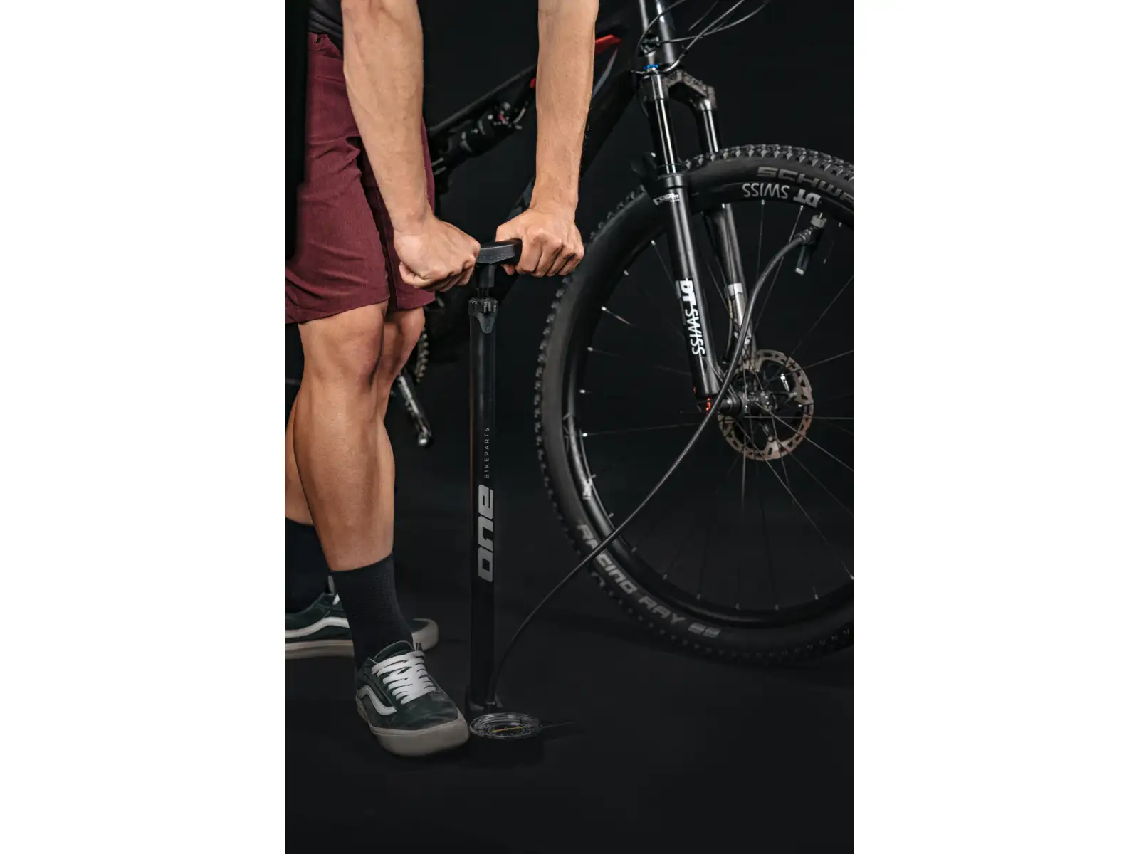 One Bikeparts S.Pump 50 pump black/grey SERVICE PUMP