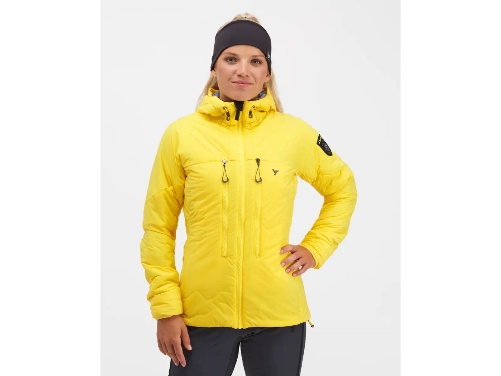 Silvini Lupa women's ski mountaineering jacket Neon/Charcoal