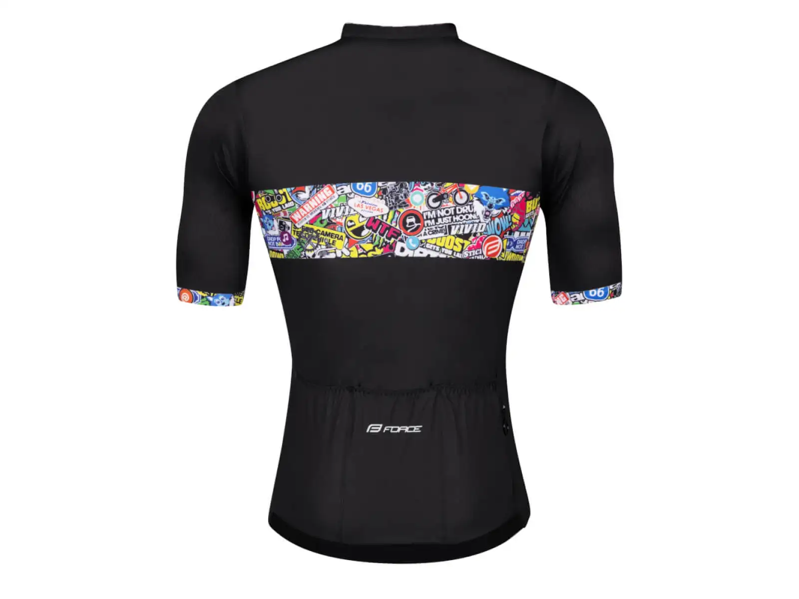 Force Vivid men's jersey short sleeve black