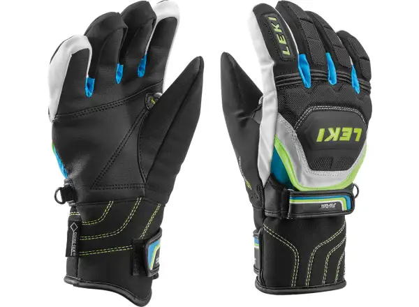 Leki Worldcup Race Coach Flex S GTX Junior children's ski gloves black/white