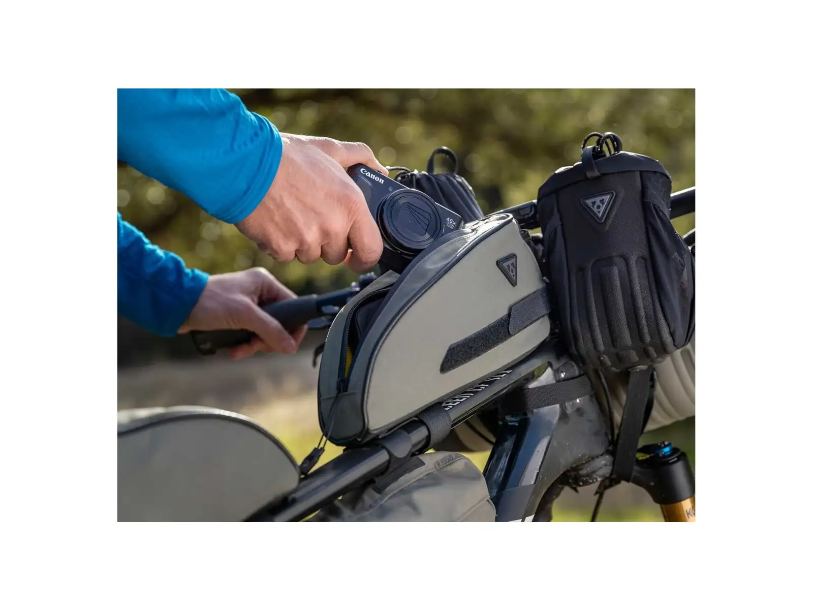 Topeak TopLoader frame bag 0.75 l green