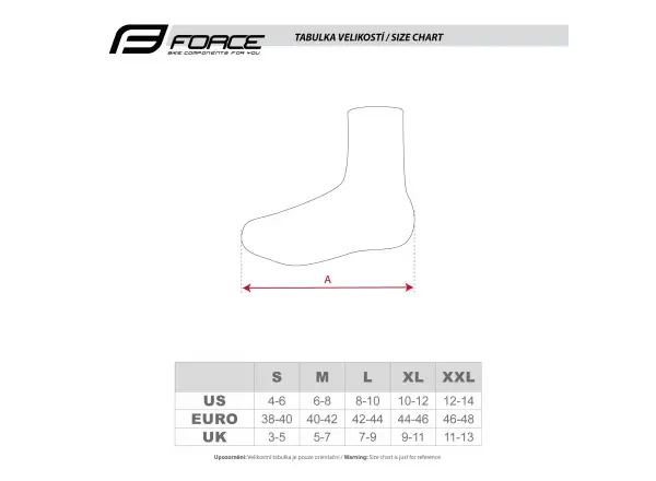 Force Neoprene Basic overshoes fluo