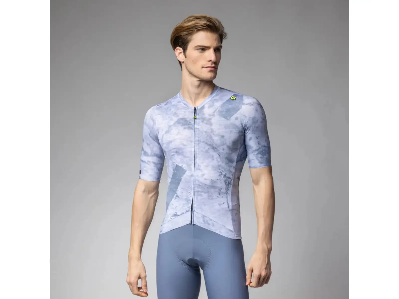 Alé PR-E Marble men's jersey short sleeve Steel Blue