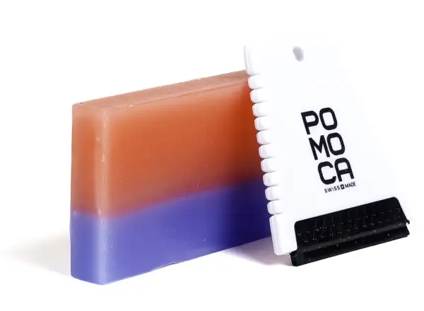 Pomoca Bicolor wax Double wax for ski touring skins Pomoca