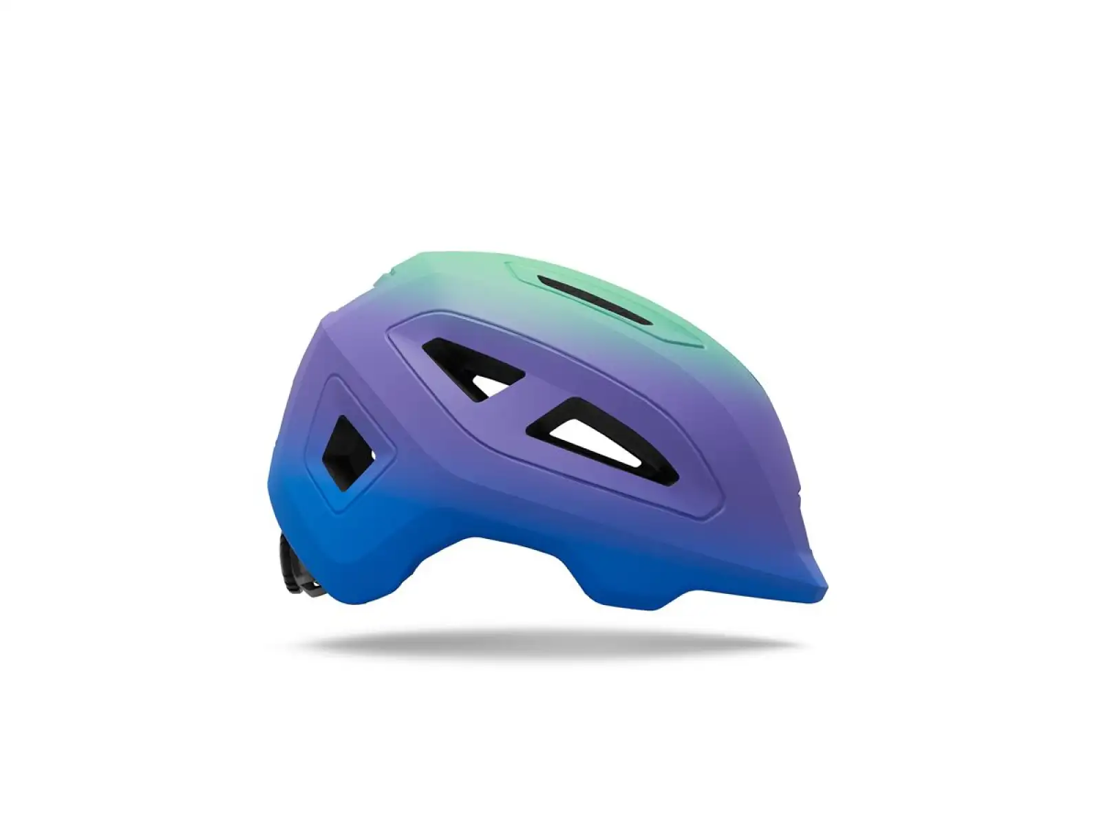 Giro Scamp II children's helmet Mat Blue Jewel/Vivid Green Fade
