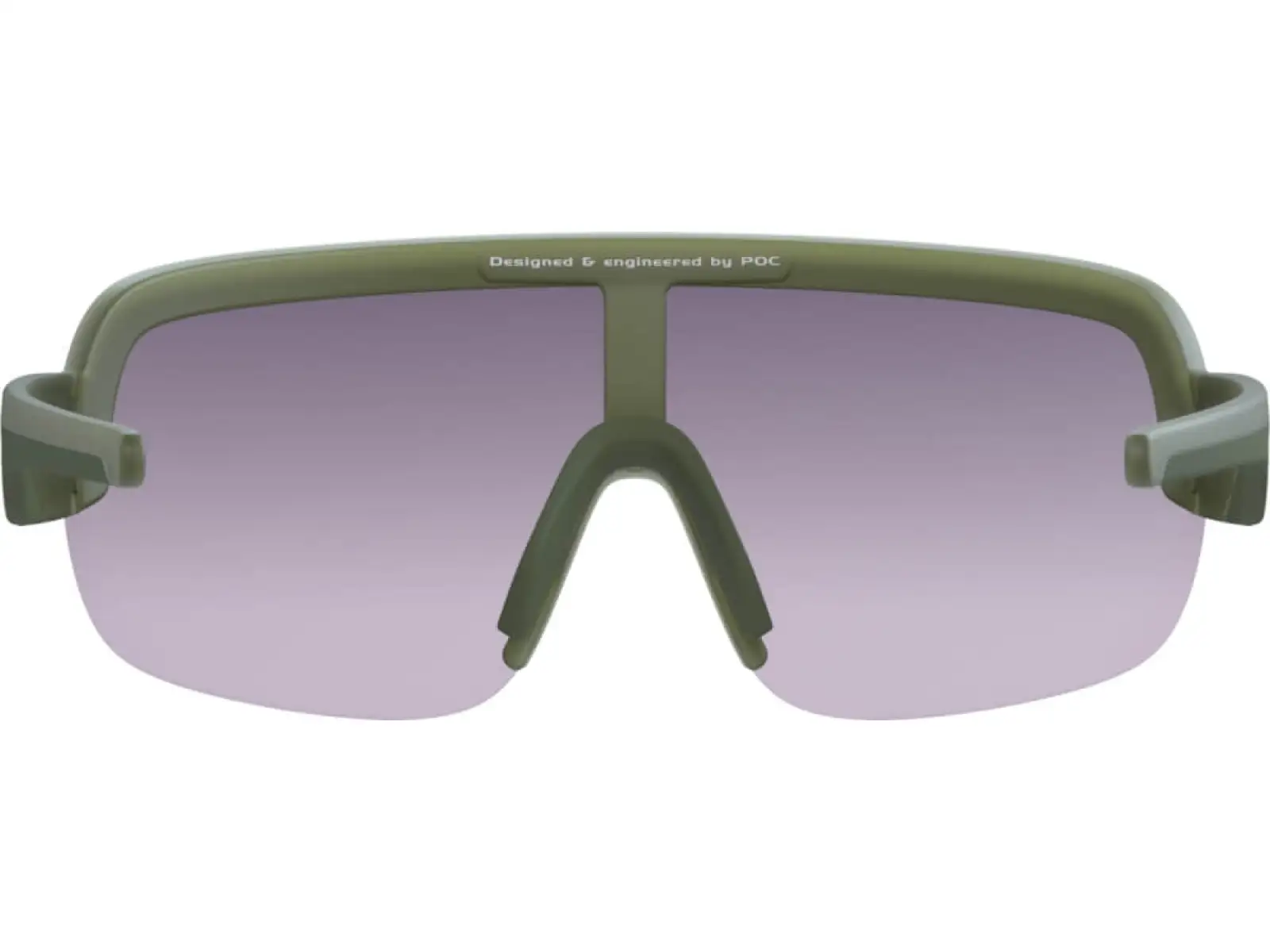POC Aim cycling glasses Epidote Green Translucent