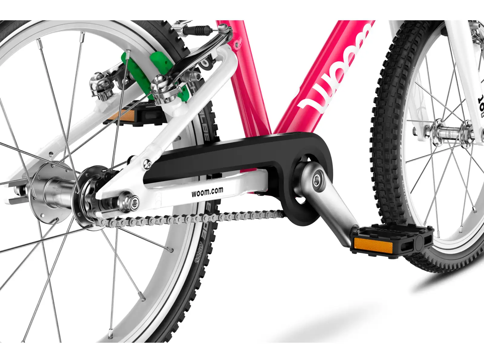 Woom GO 3 children's bike 16" Hot Pink