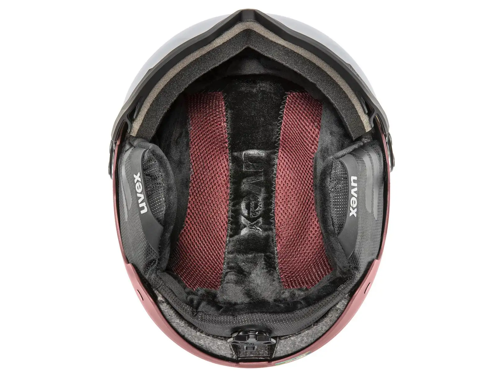 Uvex Wanted Visor ski helmet bramble/antique rose
