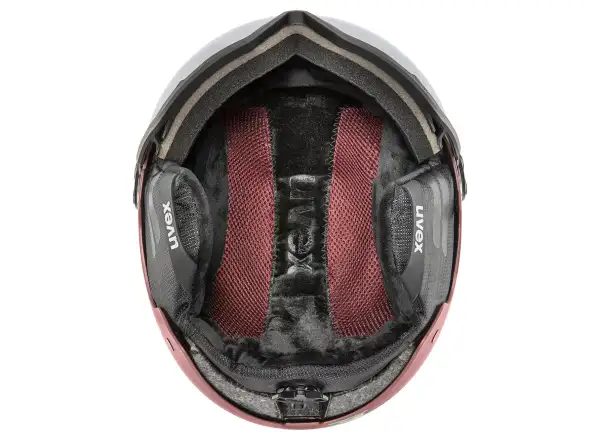 Uvex Wanted Visor ski helmet bramble/antique rose