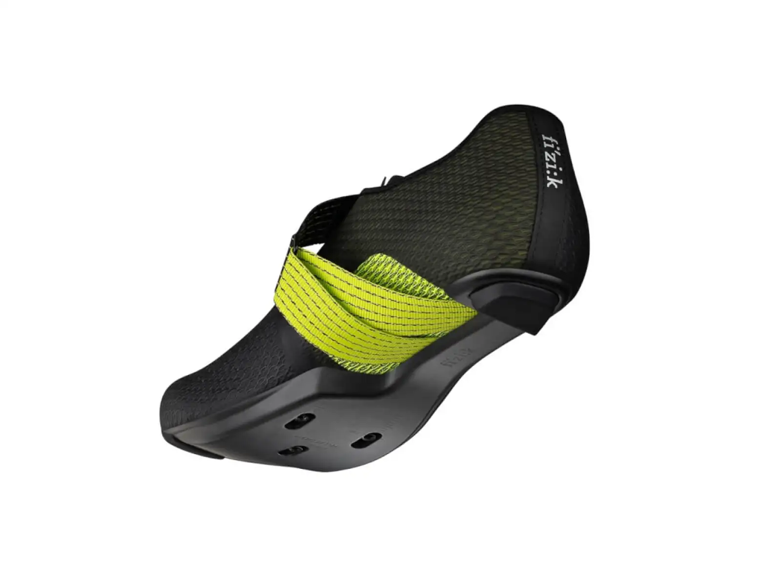 Fizik Vento Stabilita Carbon road men's cycling shoes Black/Yellow Fluo