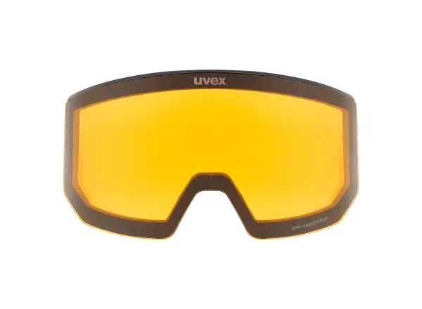 Uvex Lace Attract FM ski goggles black matt/red - orange