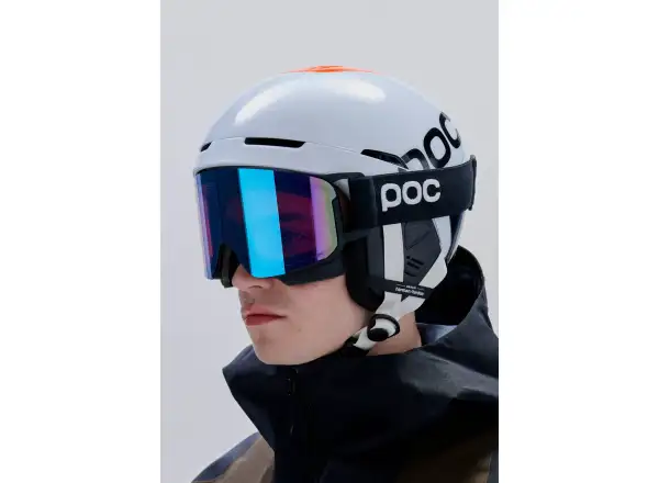 POC Obex Connect ski helmet Hydrogen White/Fluorescent Orange AVIP