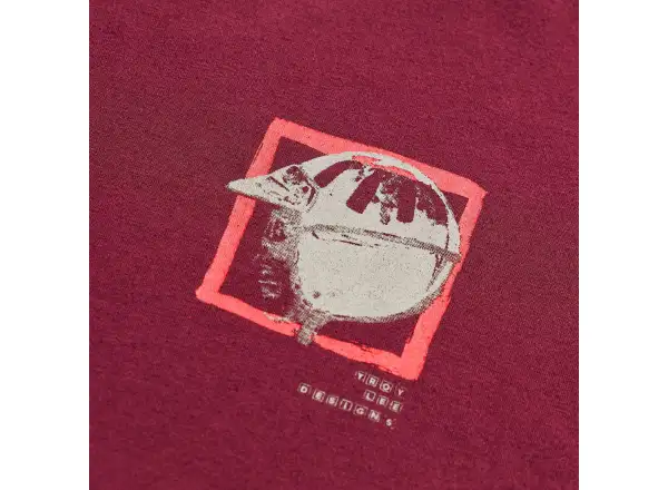 Troy Lee Designs Portrait men's T-shirt short sleeve Sangria