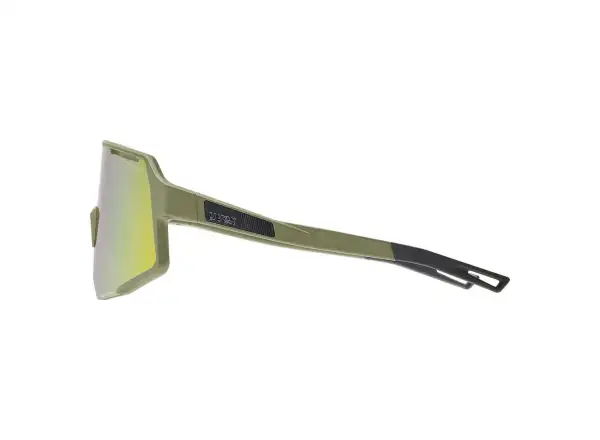 Uvex Sequenze CV sunglasses Olive Matt/Mirror Yellow