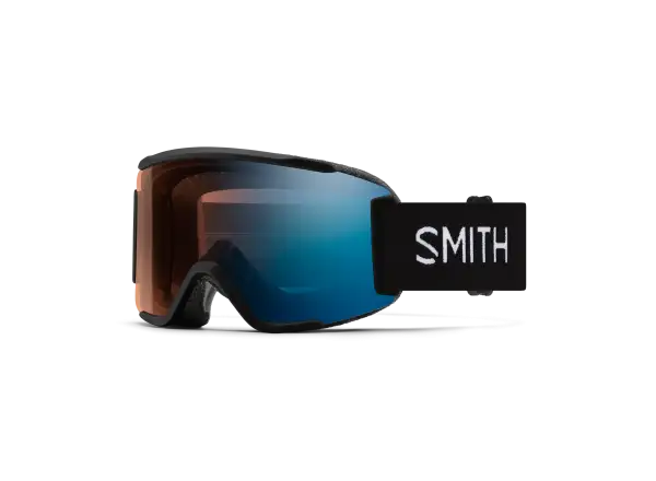 Smith Squad S ski goggles Black / ChromaPop Pro Photochromic Blue Mirror