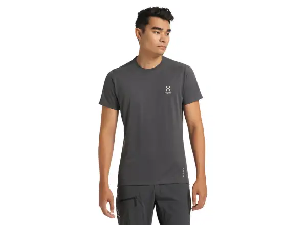 Haglöfs L.I.M Tech men's t-shirt short sleeve dark grey