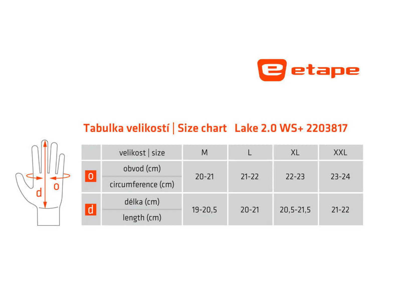 Etape Lake 2.0 WS+ insulated gloves černá