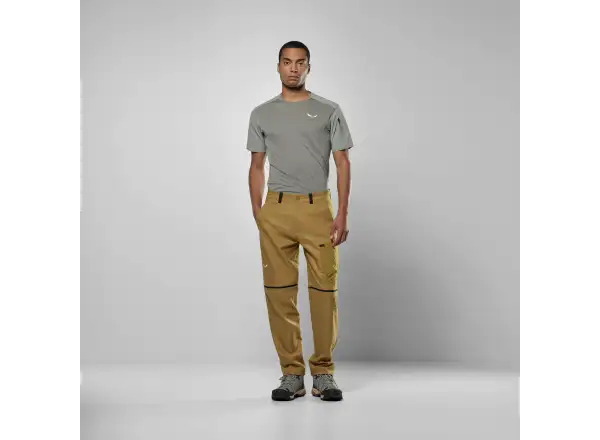 Salewa Puez Hemp/DST 2/1 men's trousers Golden Brown
