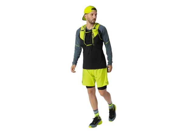Dynafit Alpine Pro 2-in-1 men's running shorts Ultra Yellow