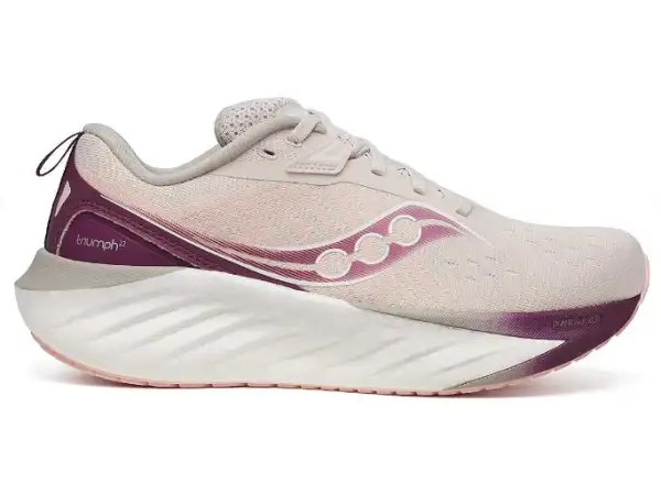 Saucony Triumph 22 women's shoes Moon/Eggplant