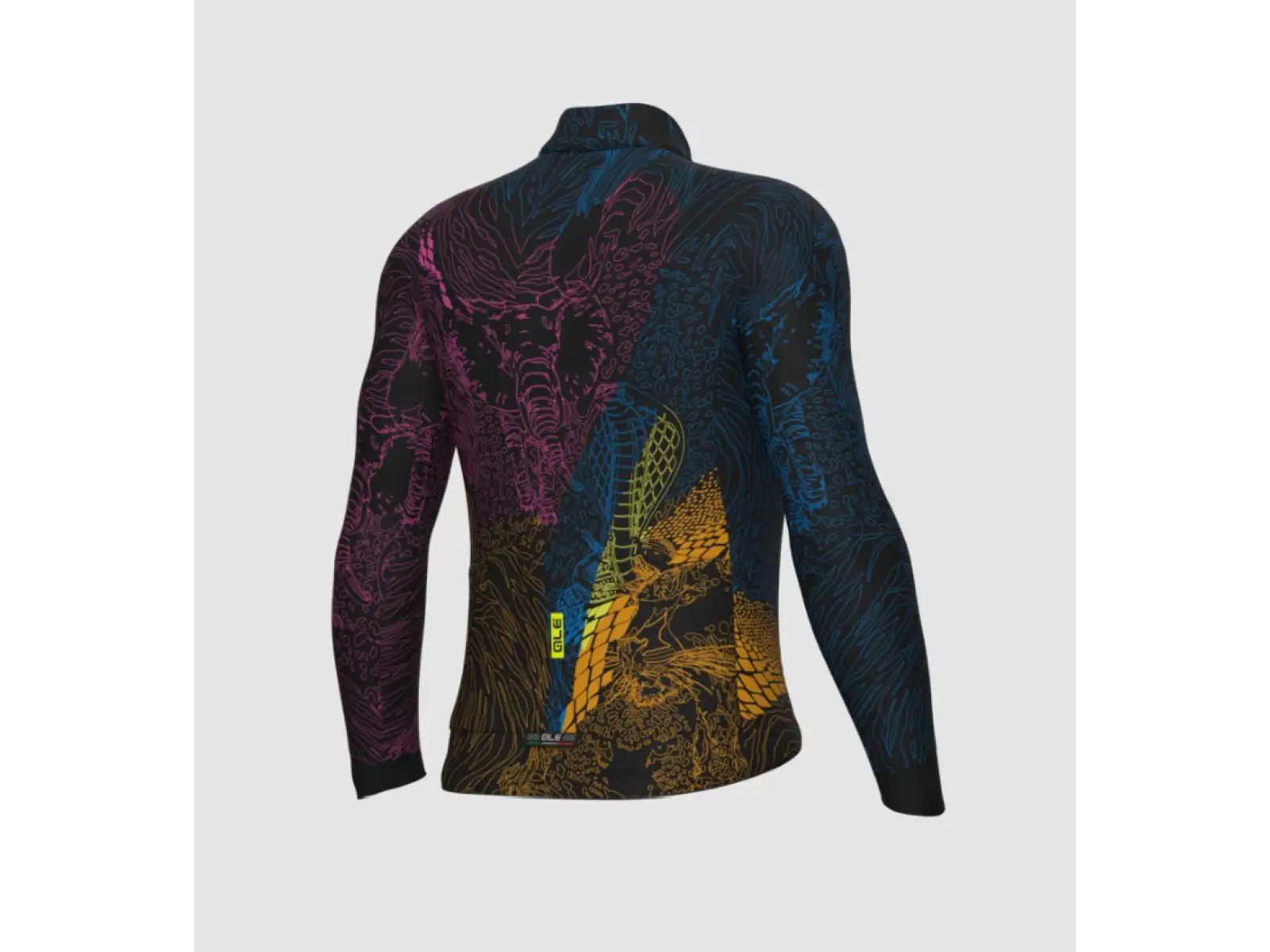 Alé Pragma men's insulated jersey long sleeve Zanzibar