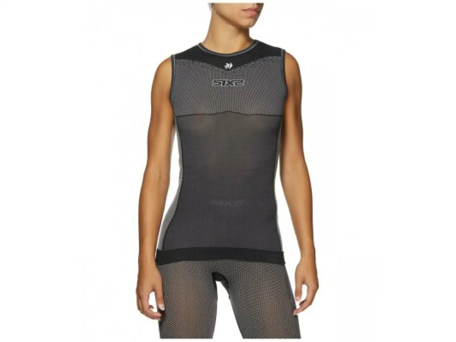 SIXS SML BT functional ultra-lightweight sleeveless shirt carbon black
