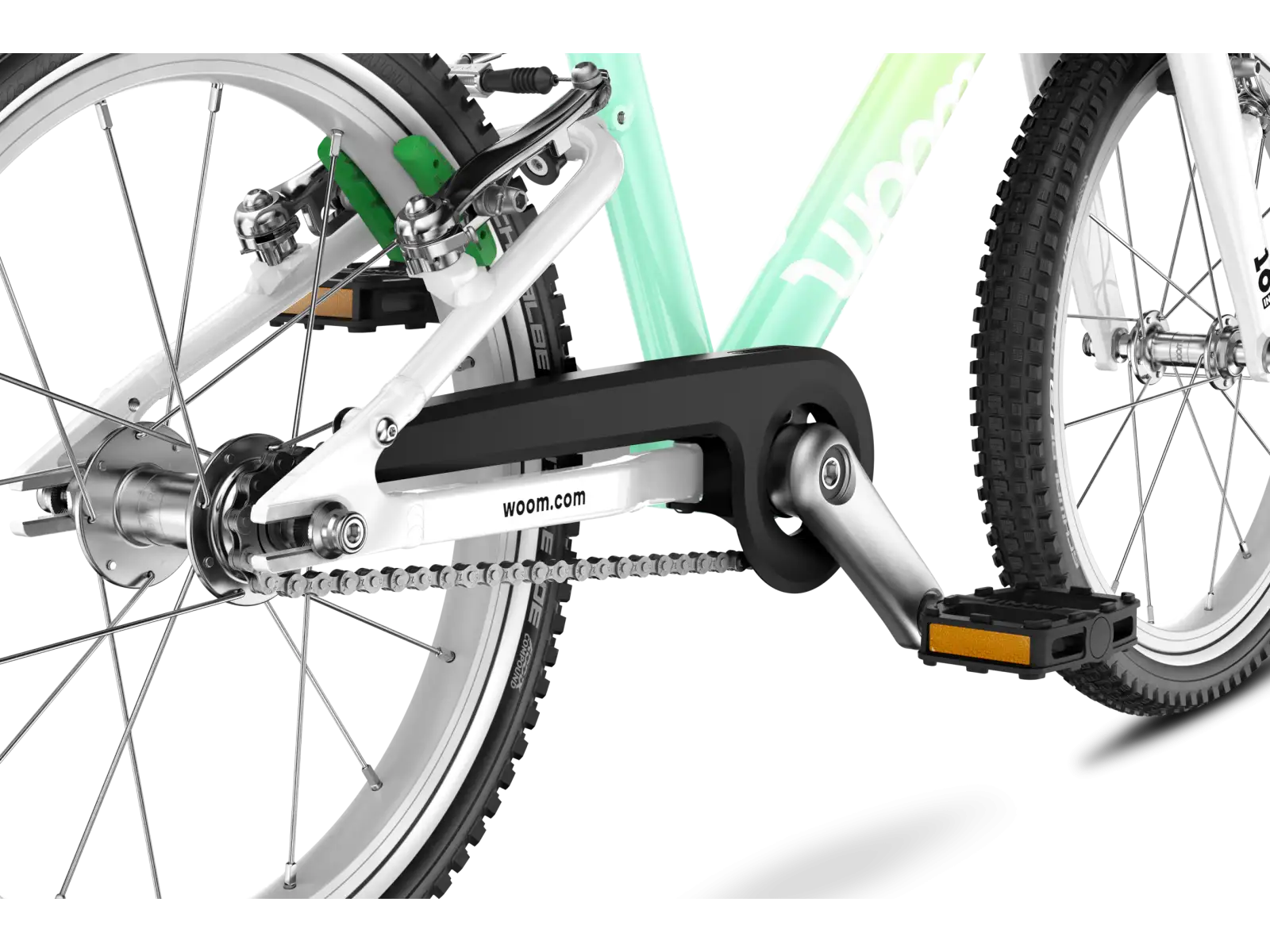 Woom GO 3 children's bike 16 Spearmint Crush Limited