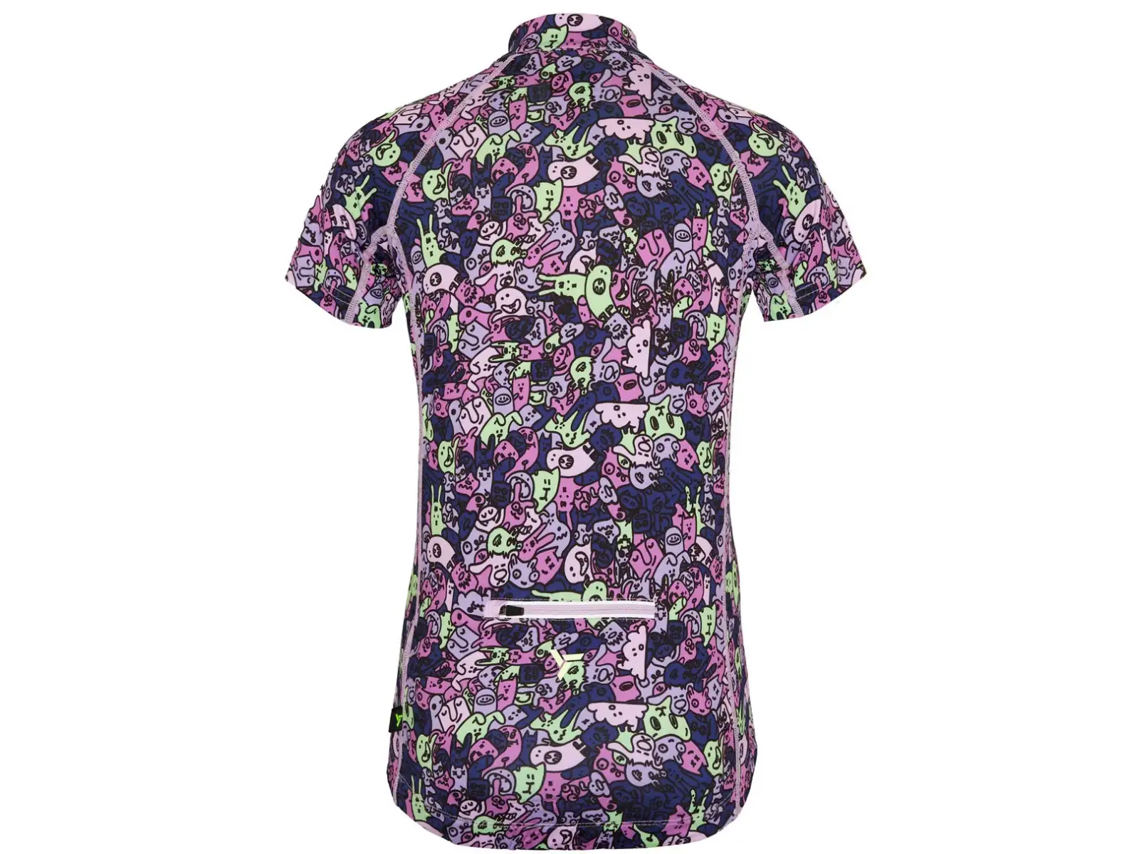 Silvini Scrivia kids jersey short sleeve Blush/Green