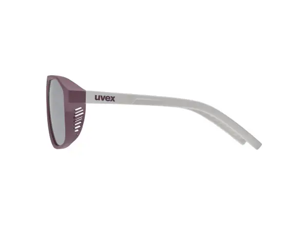 Uvex children's sports glasses Cosmic Cranberry - Grey Matt/Mir. Silver