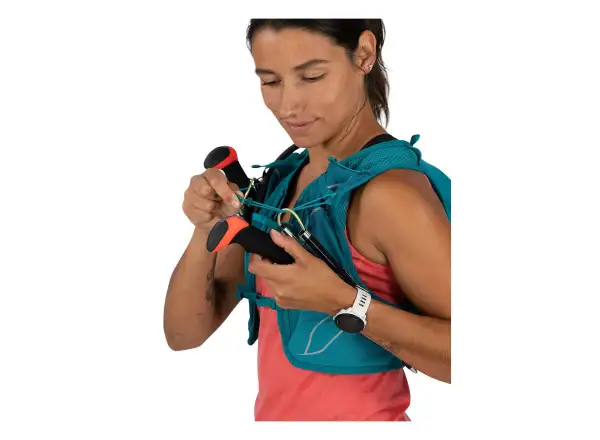 Osprey Dyna 6 women's running vest + 2x Hydraulics bottle 0.5 l Kakio/Manuka Pink