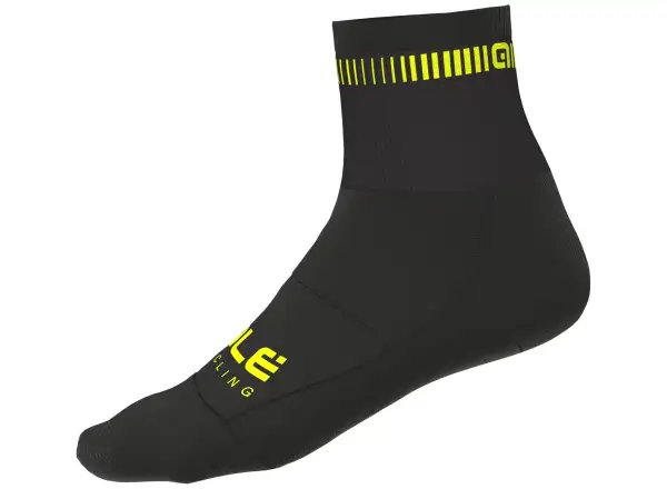 Alé Logo Q-Skin socks Black/Fluo Yellow