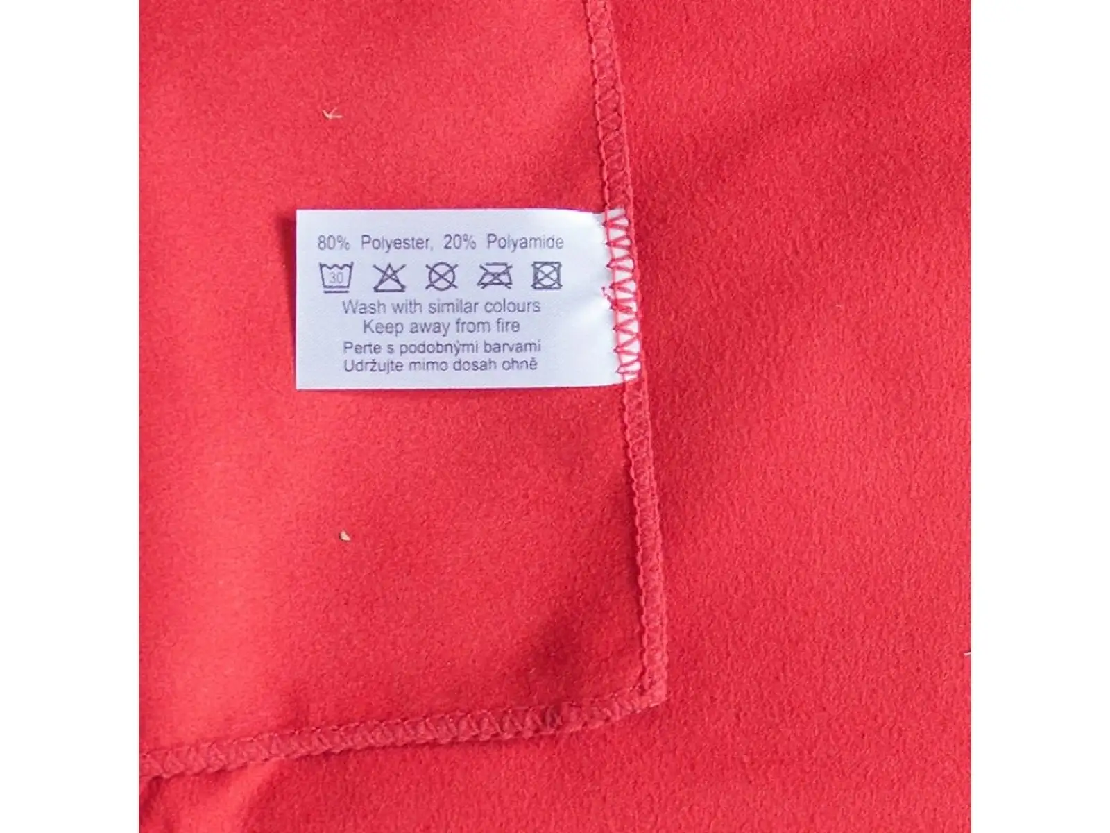 Yate quick-drying towel XL rubínová