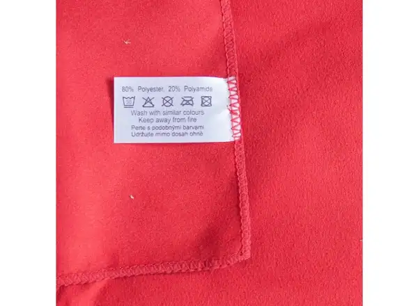 Yate quick-drying towel XL rubínová