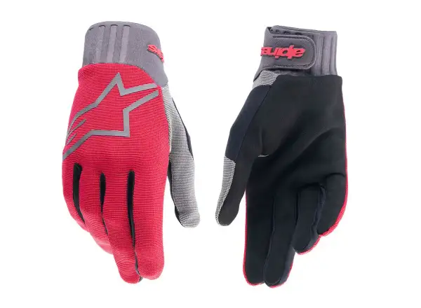 Alpinestars A-Dura gloves Red Fluo