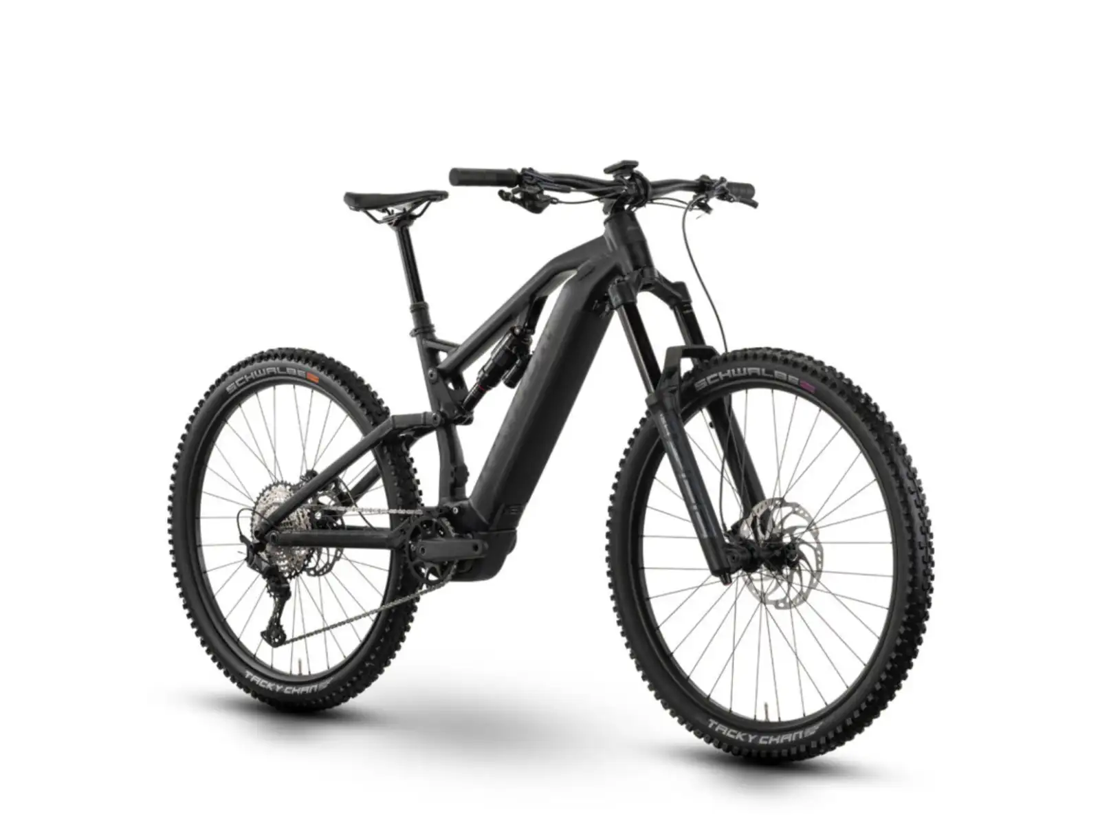 Raymon Trailray 170 Pro full suspension e-bike Black Stealth/Iridiscent