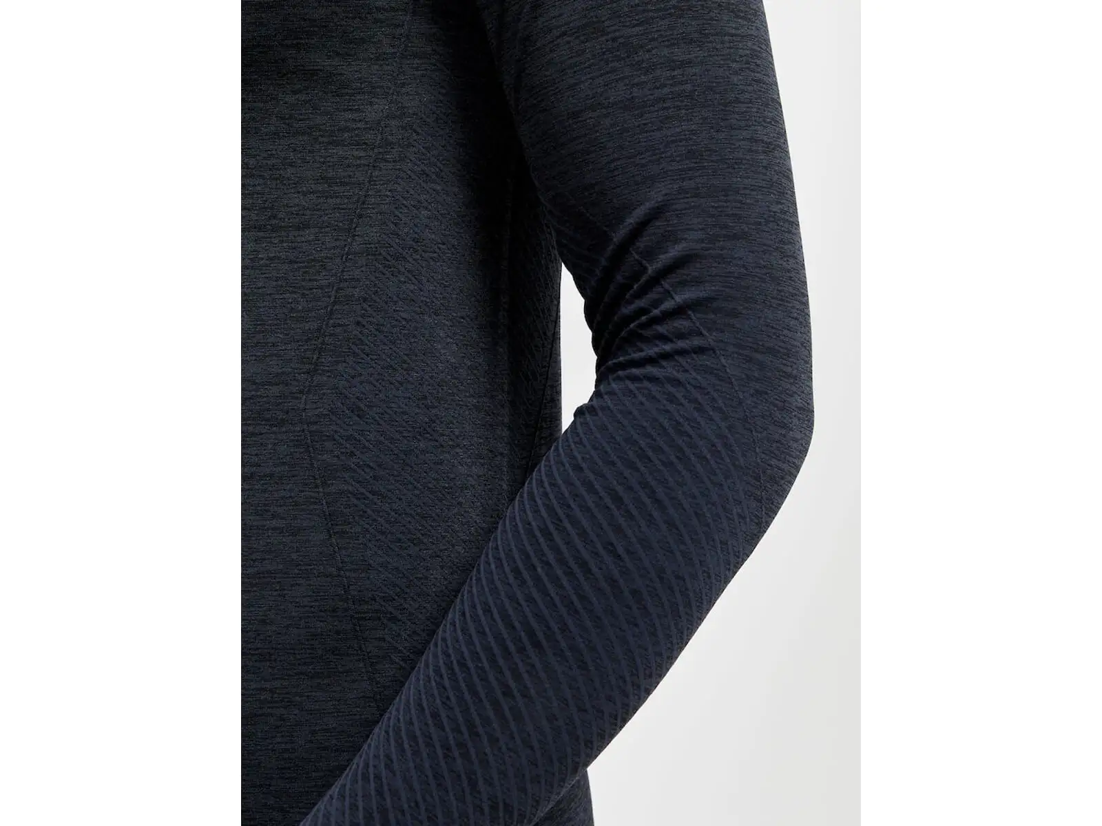 Craft Core Dry Active Comfort Zip men's long sleeve shirt black