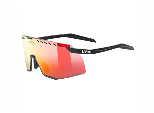 Uvex Pace Stage ColorVision glasses Black Matt/Mirror Red