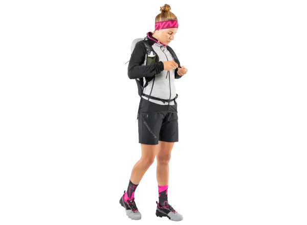 Dynafit No pain No gain sports socks Pink Glo/Black Out