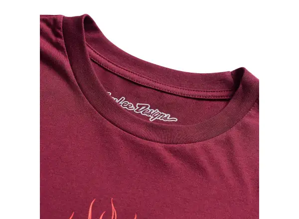 Troy Lee Designs Flame 2 men's short sleeve T-shirt Sangria
