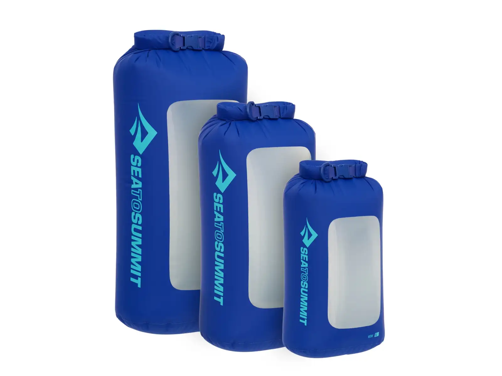 Sea to Summit Lightweight Dry Bag waterproof bag with window 13L Surf Blue