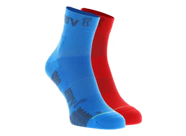 Inov-8 Trailfly mid-height socks blue/red