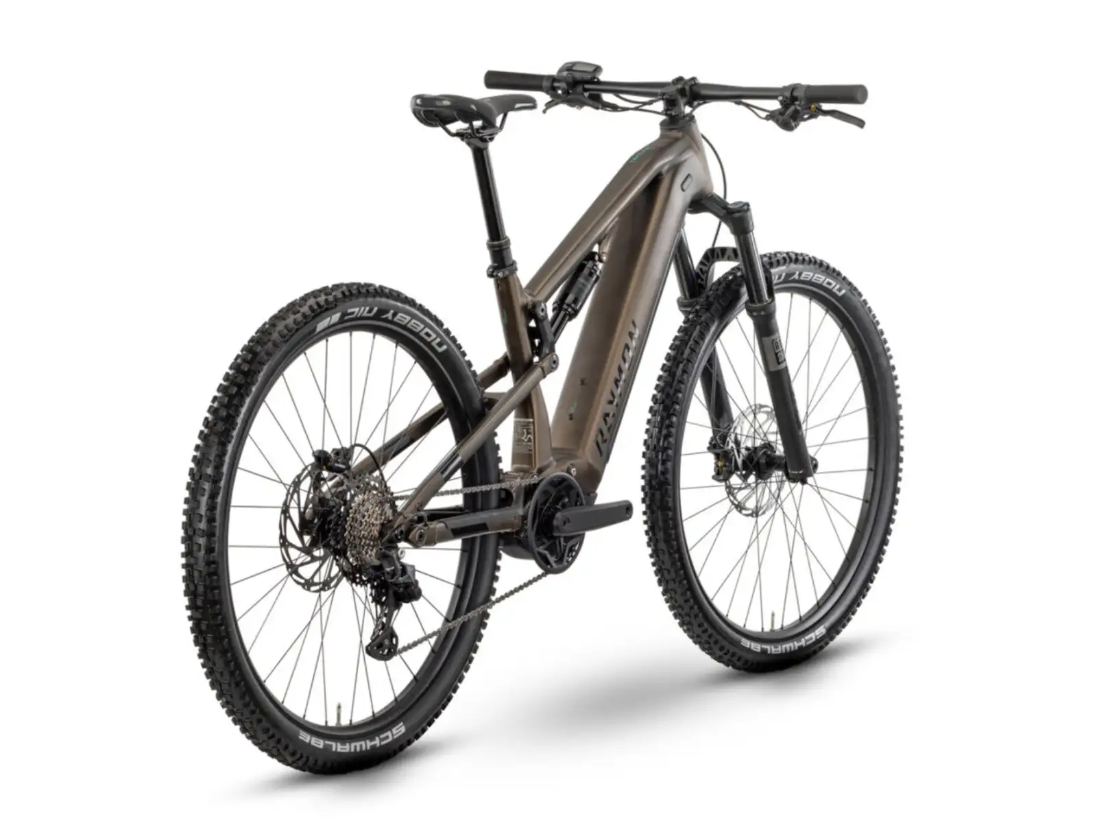 Raymon Trailray 120 Pro full suspension e-bike Tenmokubrown