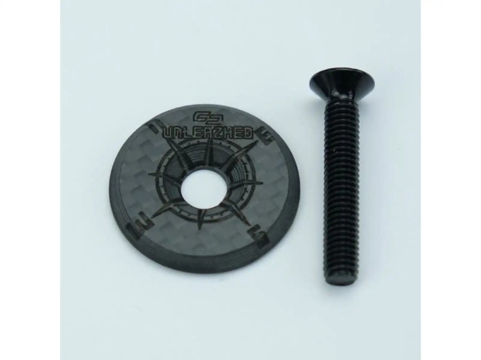 Unleazhed Unloose CF01 headset cap carved compass