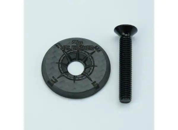 Unleazhed Unloose CF01 headset cap carved compass
